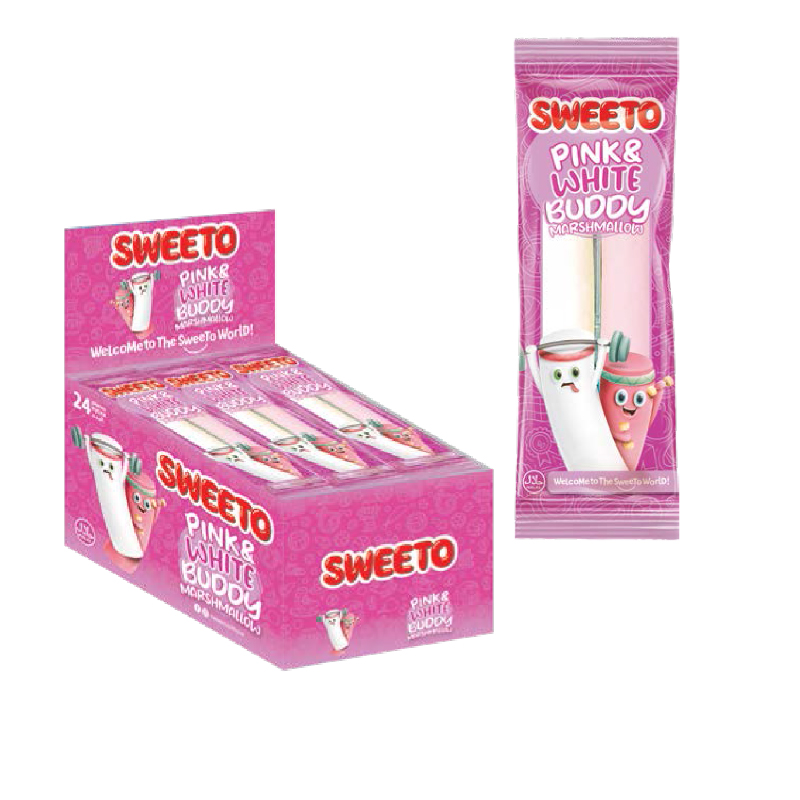 Sweeto Pink&White Buddy Marshmallow 23g