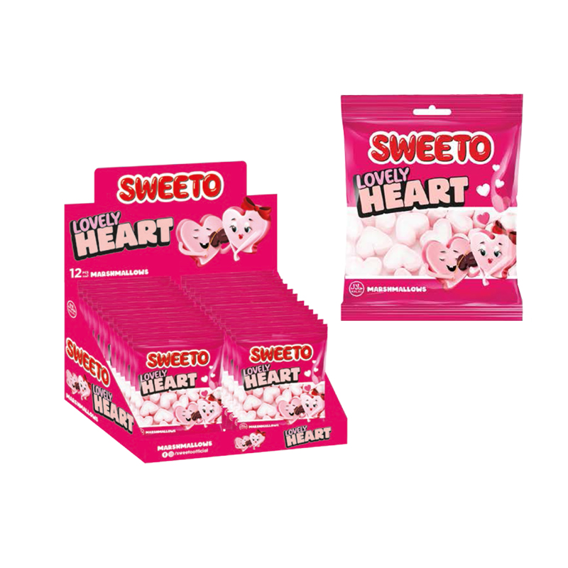 Sweeto Marshmallow Lovely Heart 60g