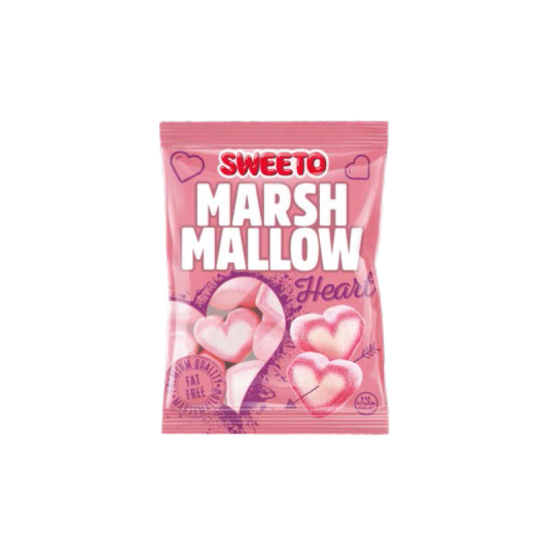 Sweeto Marshmallow Heart 140g