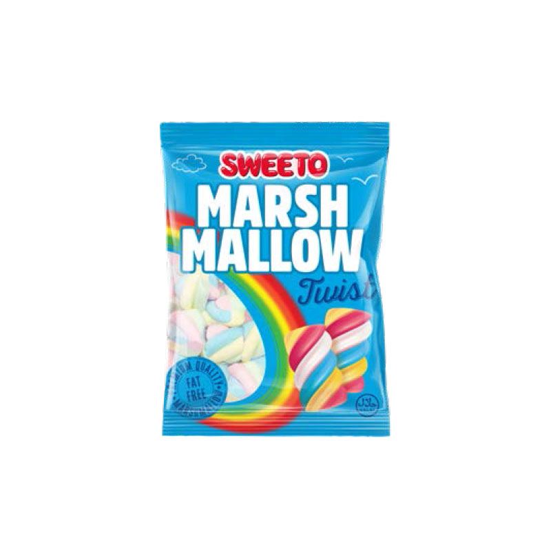 Sweeto Marshmallow Twist 140g