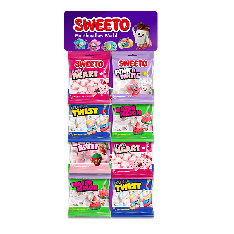 Sweeto Marshmallow Hanging Stand 60g