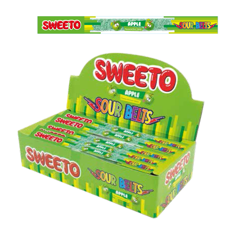 Sweeto Sour Belts Apple 8g