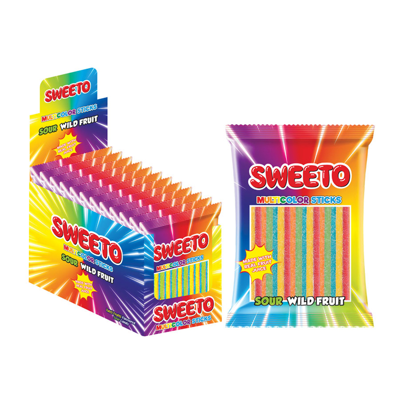 Sweeto Multicolor Sticks 80g